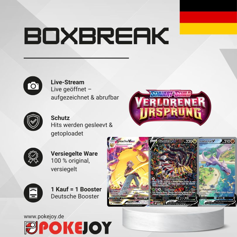 Verlorener Ursprung_Booster_Boxbreak_Pokejoy_de